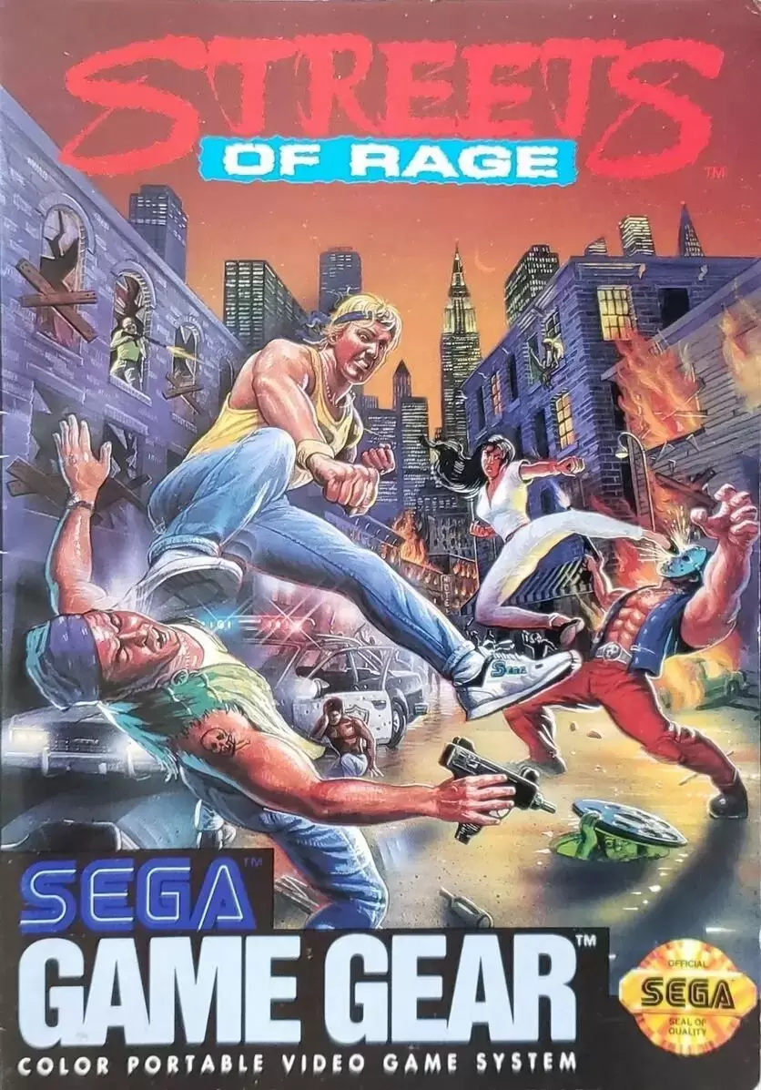 US - American Gamegear games - Streets of Rage