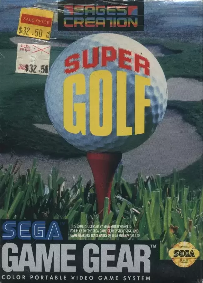 US - Jeux GameGear Américains - Super Golf