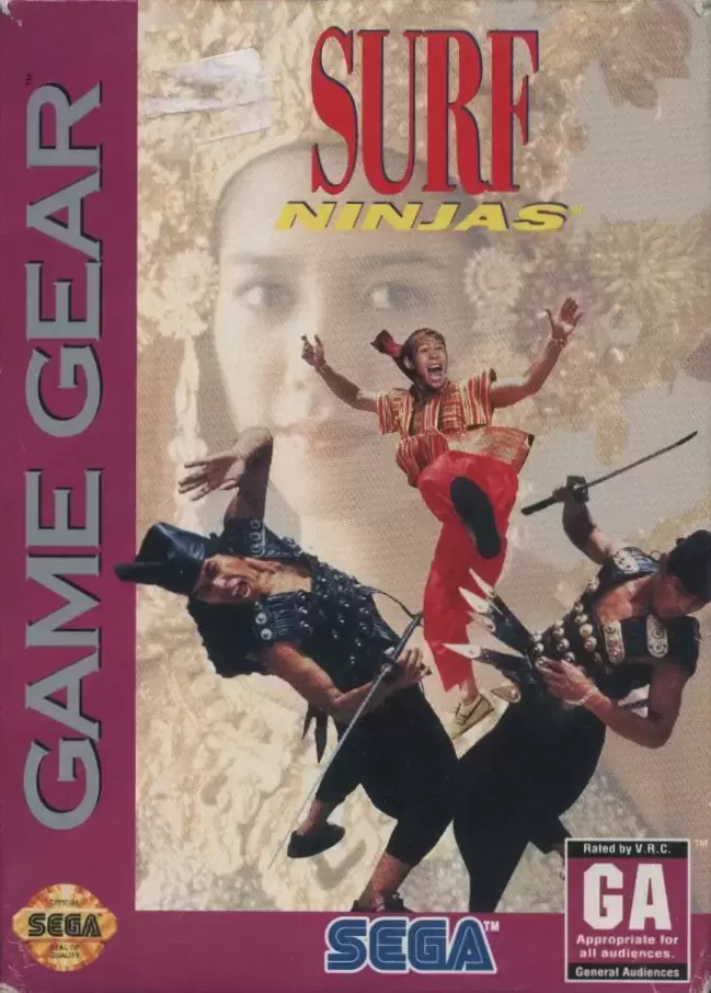 US - American Gamegear games - Surf Ninjas
