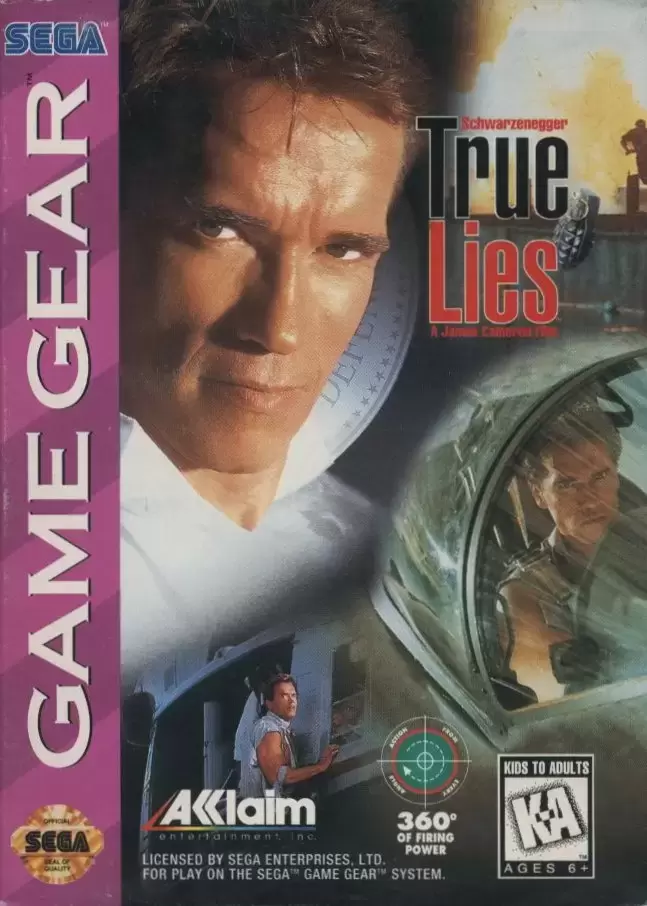 US - American Gamegear games - True Lies