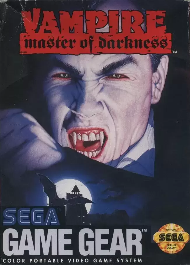 US - American Gamegear games - Vampire: Master of Darkness