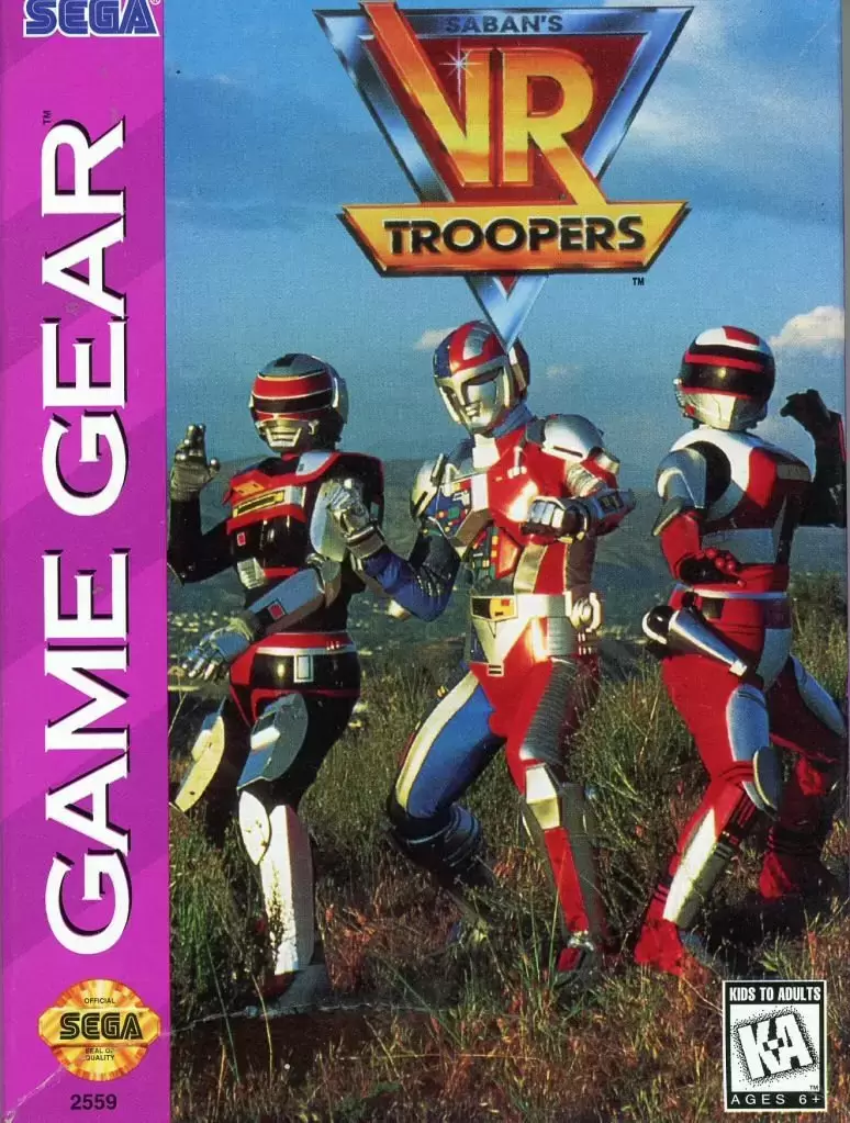 US - American Gamegear games - VR Troopers
