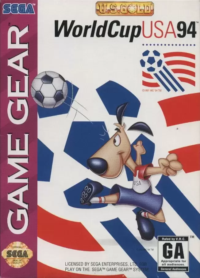 US - Jeux GameGear Américains - World Cup USA 94
