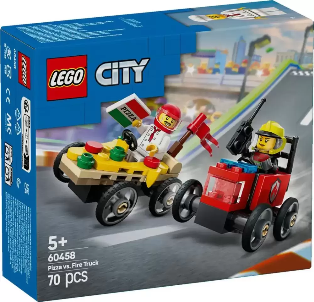 LEGO CITY - Pizza vs Fire Truck