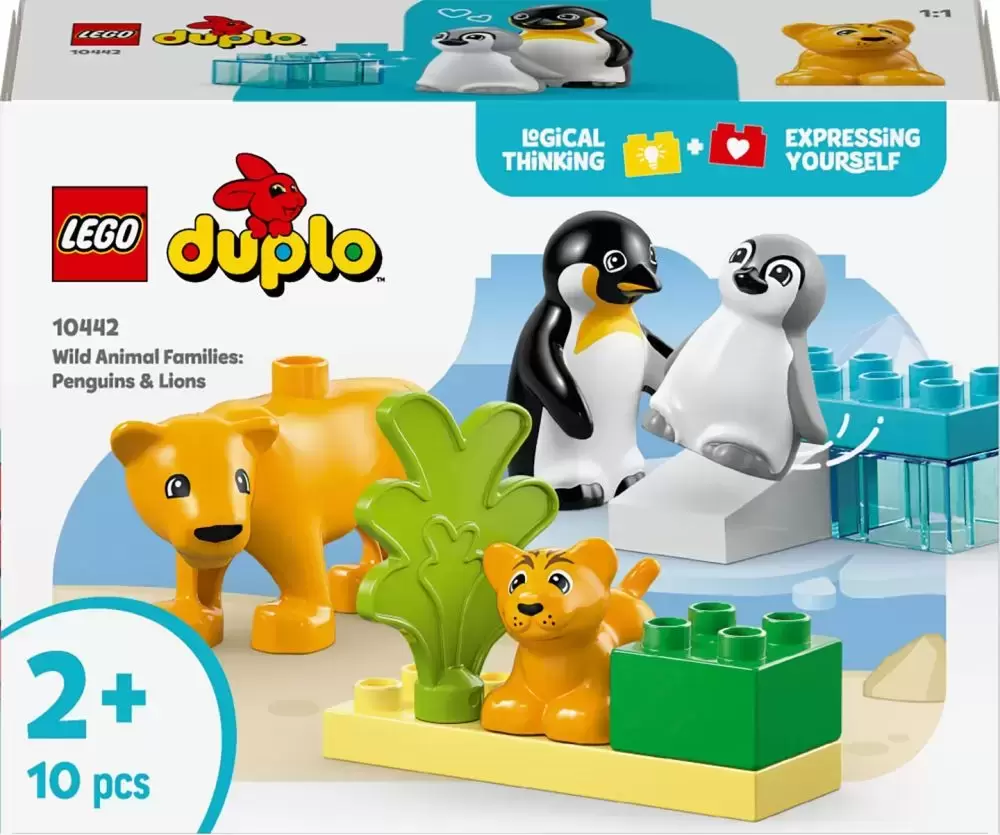 LEGO Duplo - Wild Animal Families: Penguins & Lions