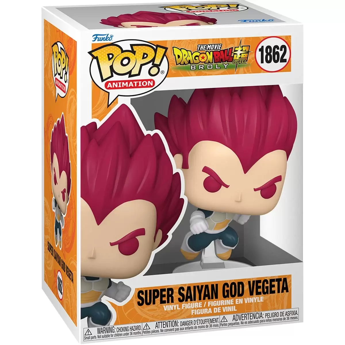 POP! Animation - Dragon Ball Super - Super Saiyan God Vegeta