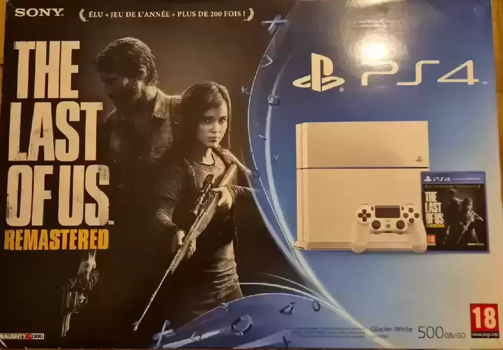 Matériel PS4 - Playstation 4 - 500 go + The Last of Us remastered