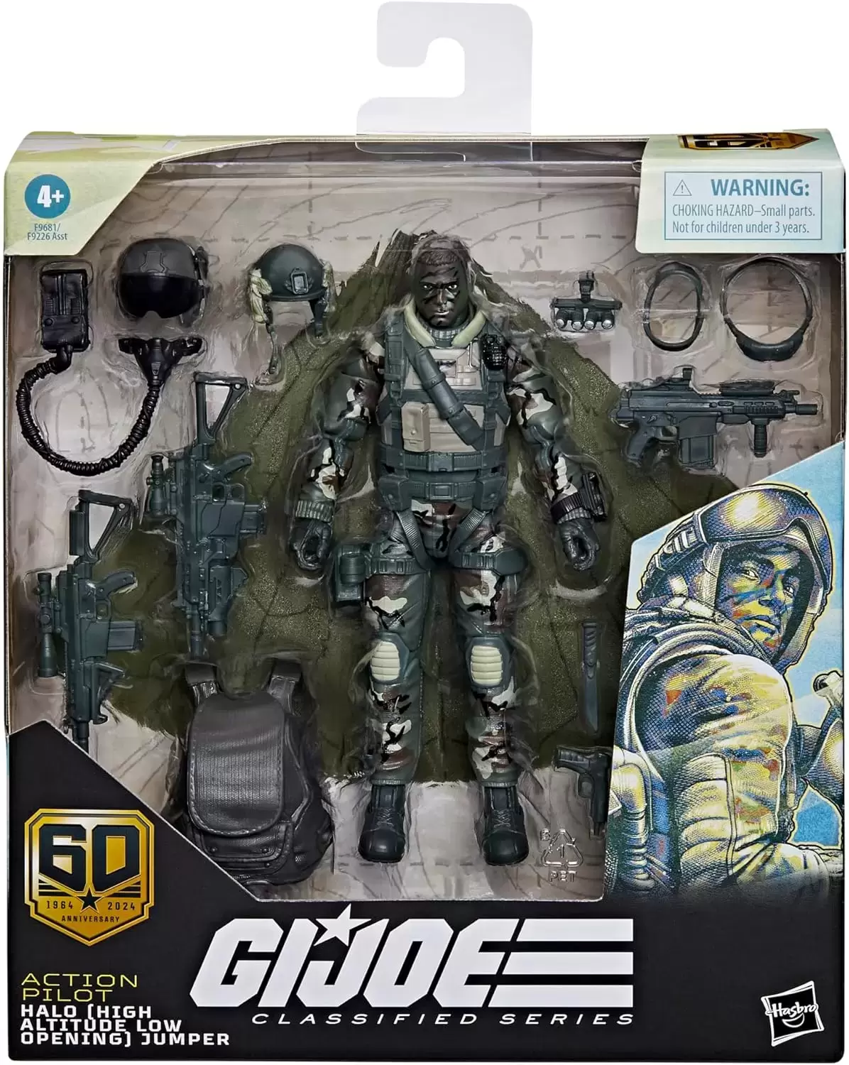 G.I. JOE - Classified Series - Action Pilot - Halo High Altitude Low Opening Jumper