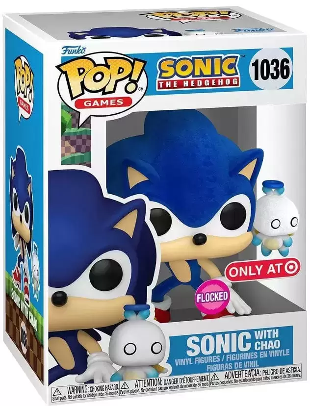 POP! Games - Sonic The Hedgehog - Sonic With Tchao Flocked