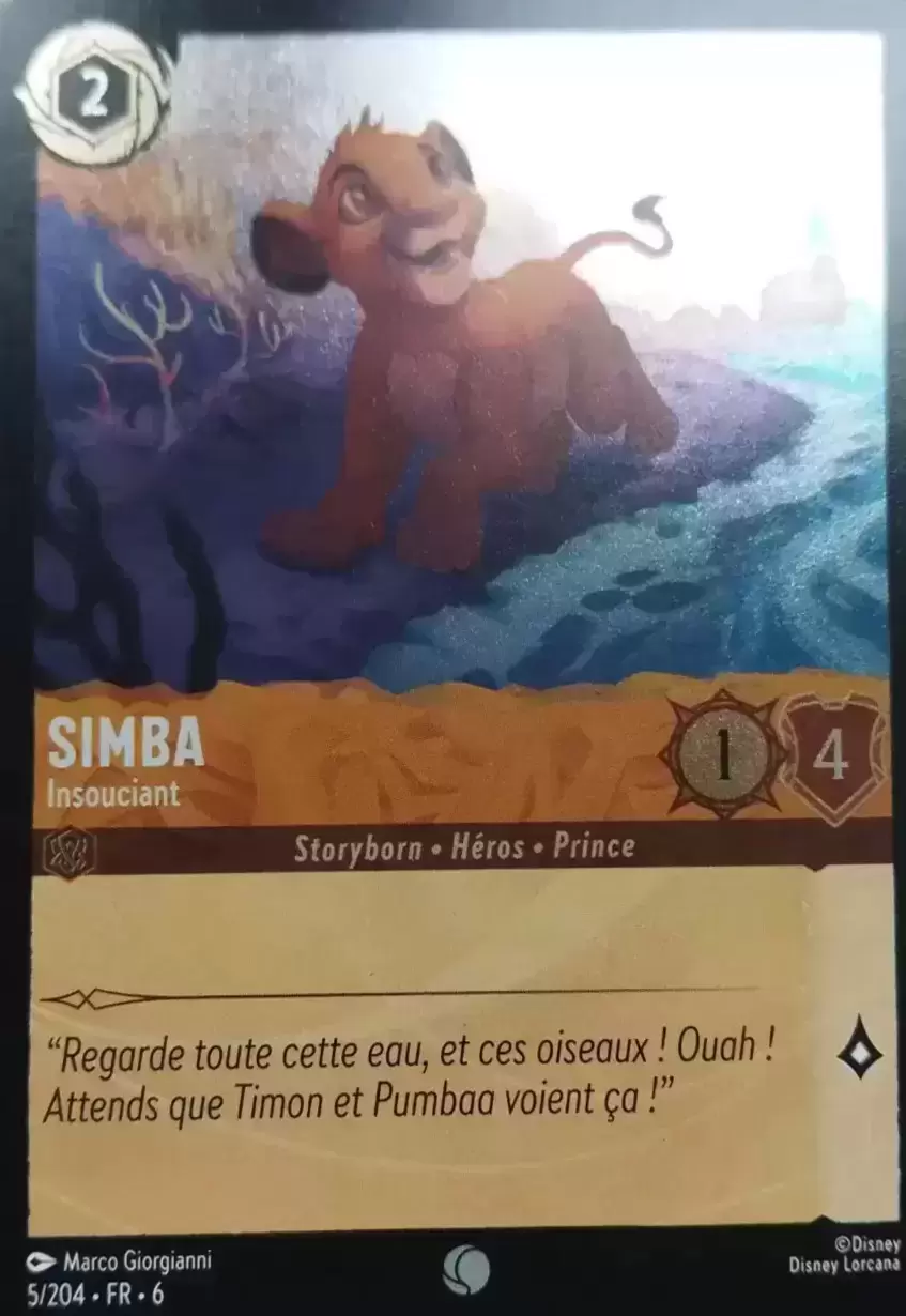 La Mer Azurite - Chapitre 6 - Simba, Insouciant - Brillante