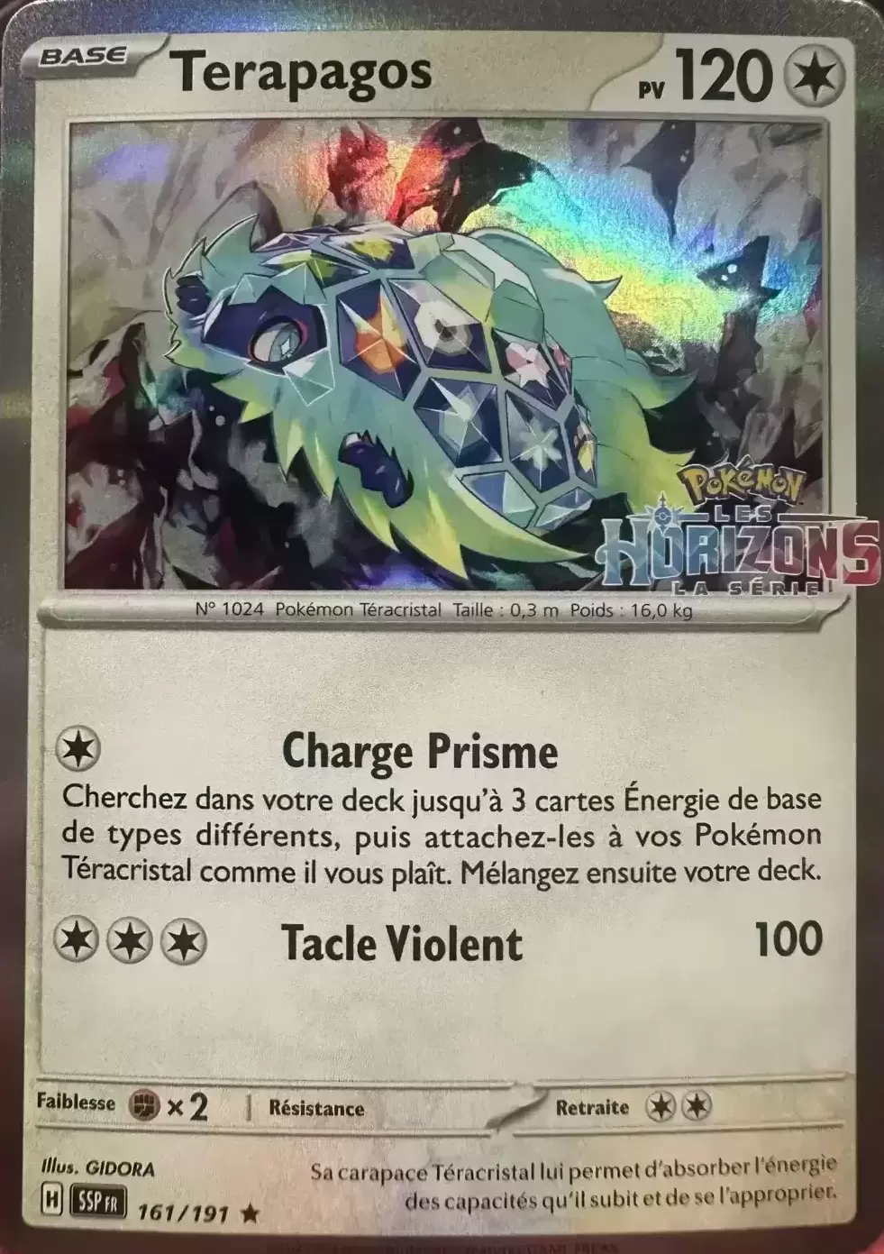 Etincelles Déferlantes - SSPFR - Terapagos Mirage Holographique Logo \