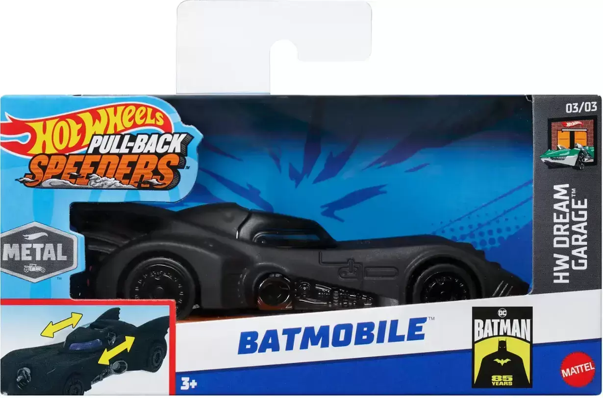 Hot Wheels Pull-Back Speeders - Batmobile