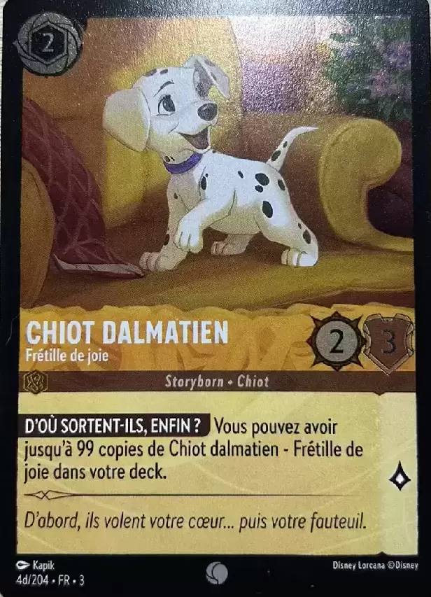 Les Terres d\'Encres - Chapitre 3 - Chiot Dalmatien - Frétille de joie - Brillante