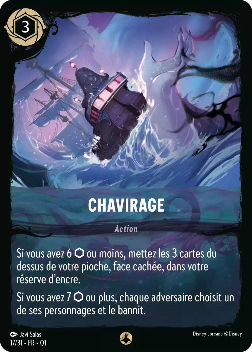 La Quête des Illumineurs – Menace des Profondeurs - Chavirage