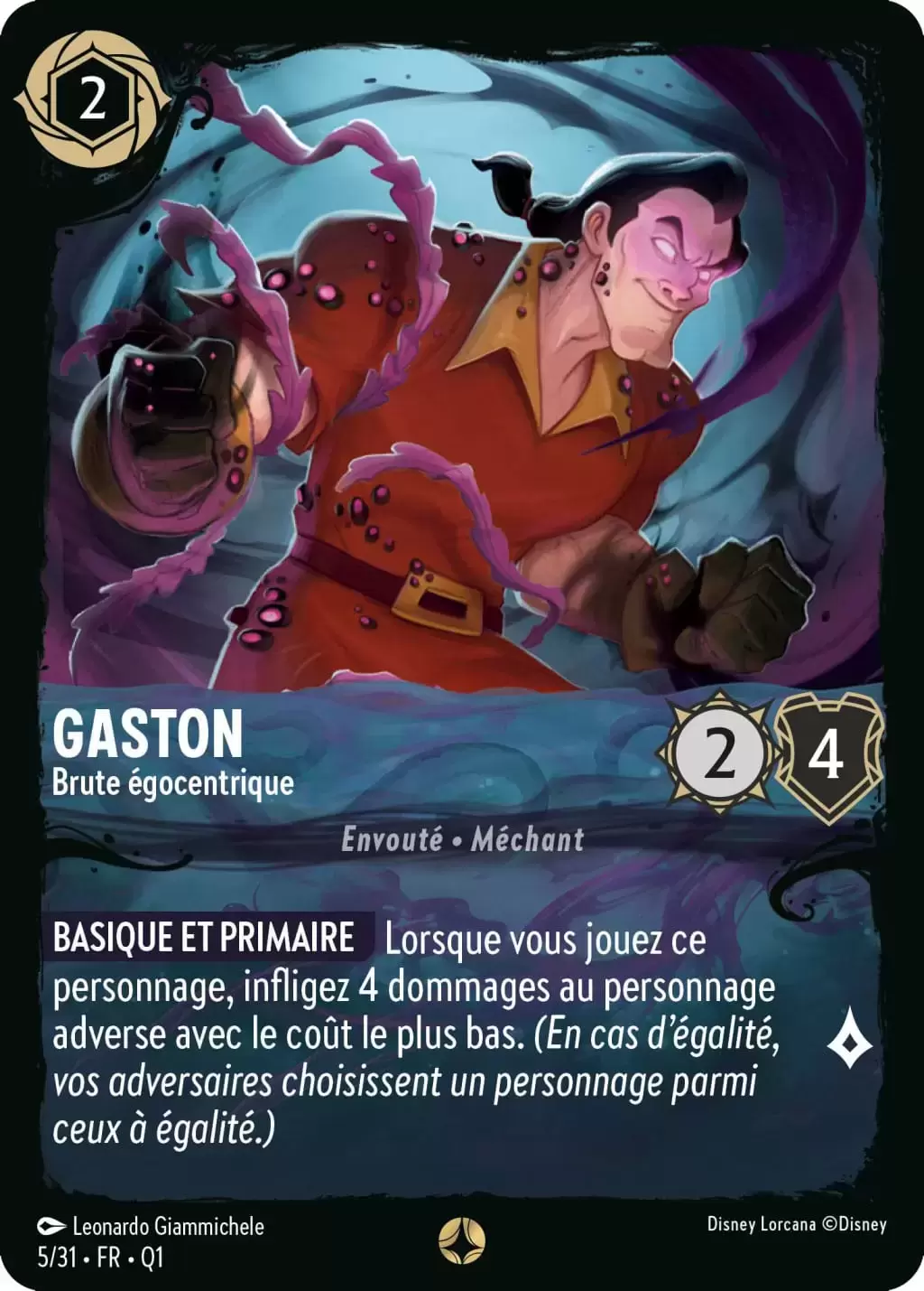 La Quête des Illumineurs – Menace des Profondeurs - Gaston - Brute Egocentrique