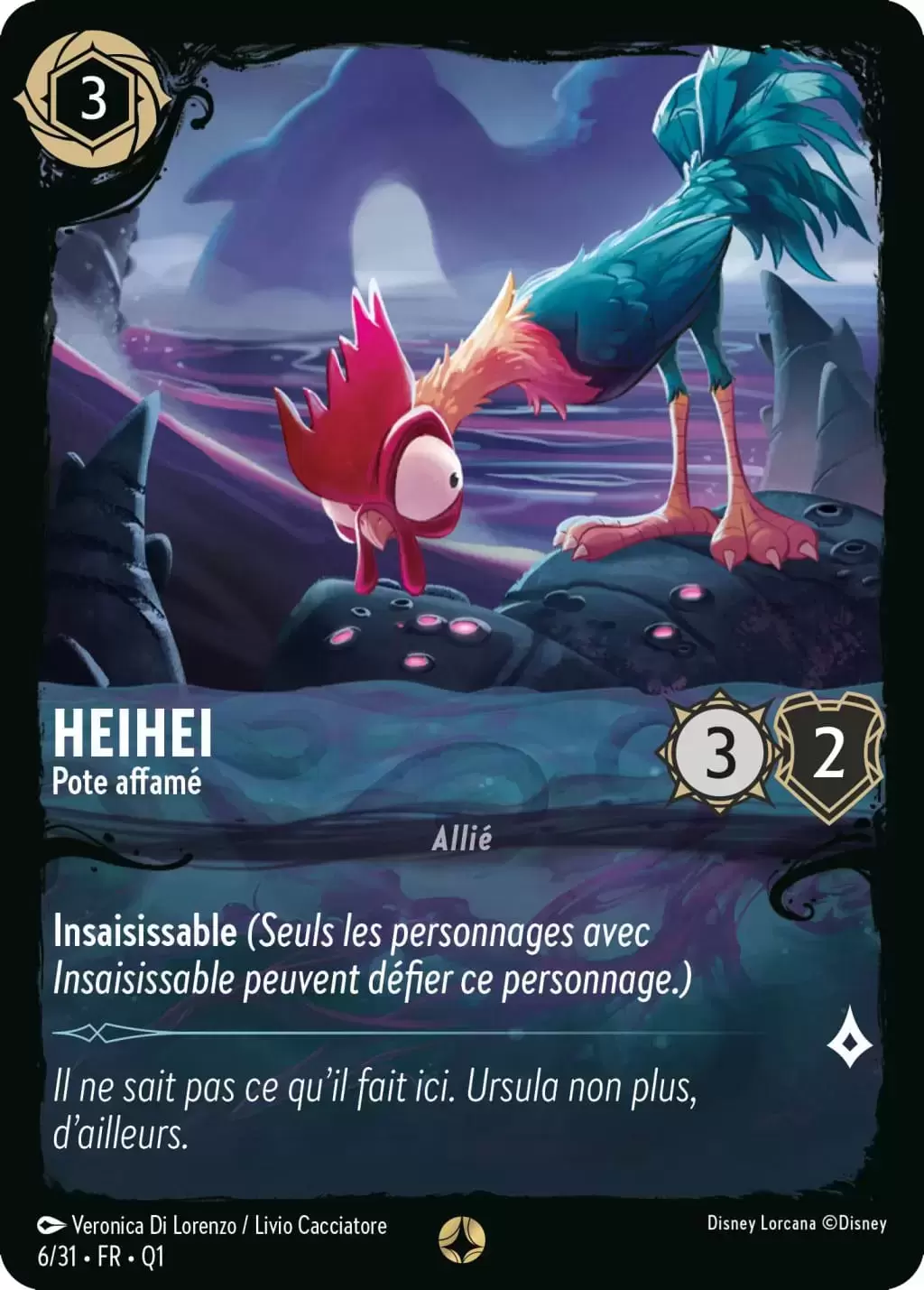 La Quête des Illumineurs – Menace des Profondeurs - Heihei - Pote Affamé