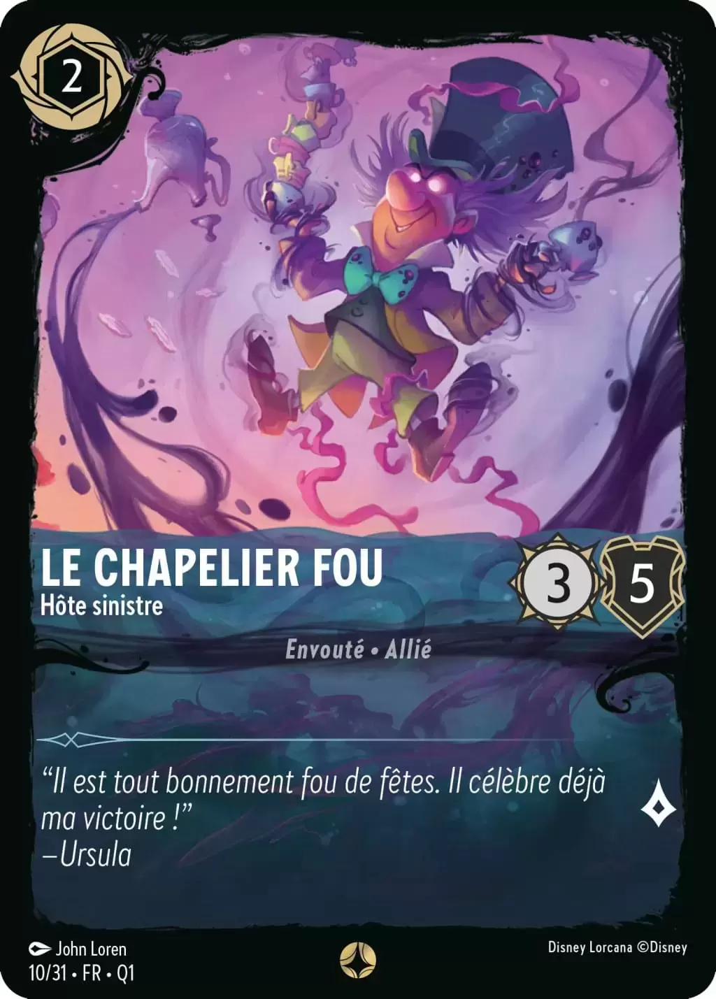La Quête des Illumineurs – Menace des Profondeurs - Le Chapelier Fou - Hôte Sinistre