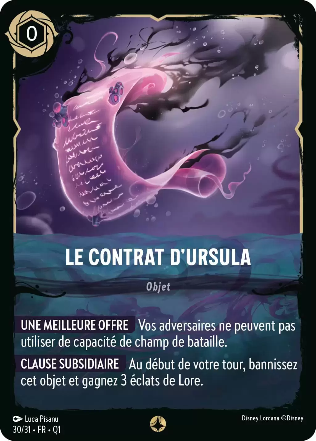 La Quête des Illumineurs – Menace des Profondeurs - Le Contrat D\'Ursula