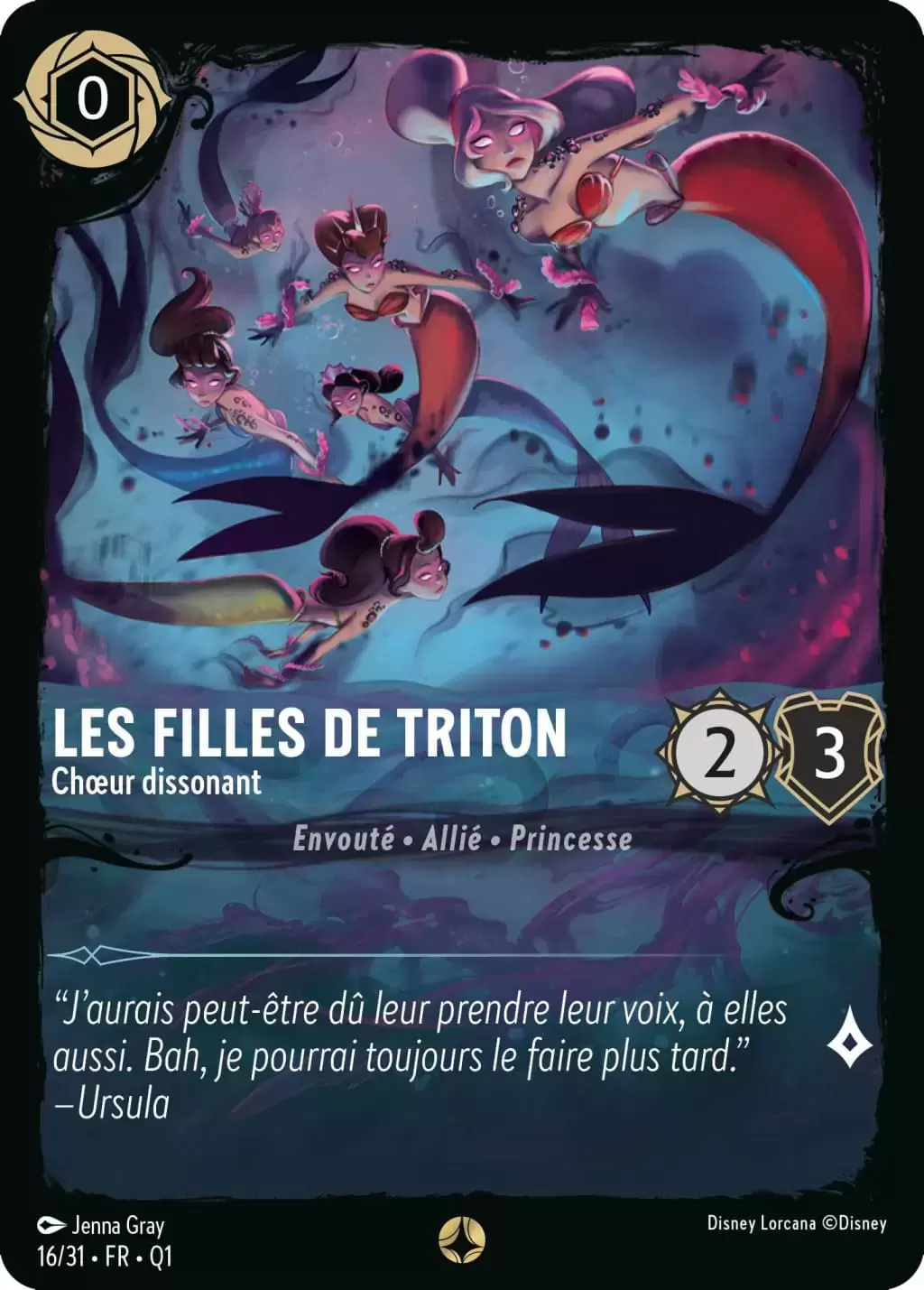 La Quête des Illumineurs – Menace des Profondeurs - Les Filles De Triton - Choeur Dissonant
