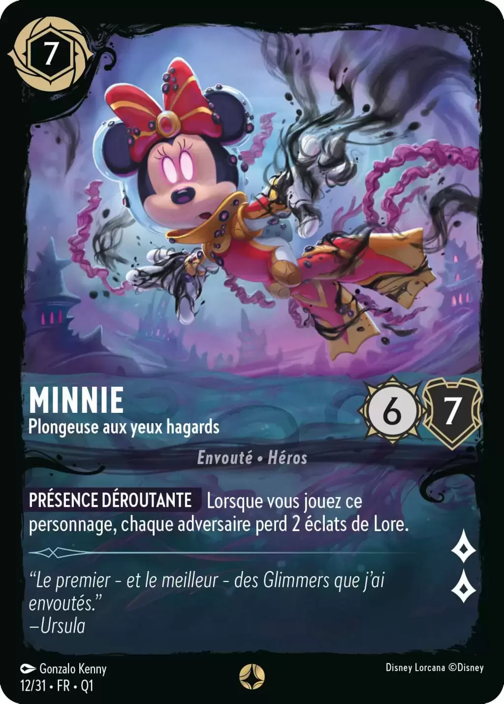 La Quête des Illumineurs – Menace des Profondeurs - Minnie - Plongeuse Aux Yeux Hagards