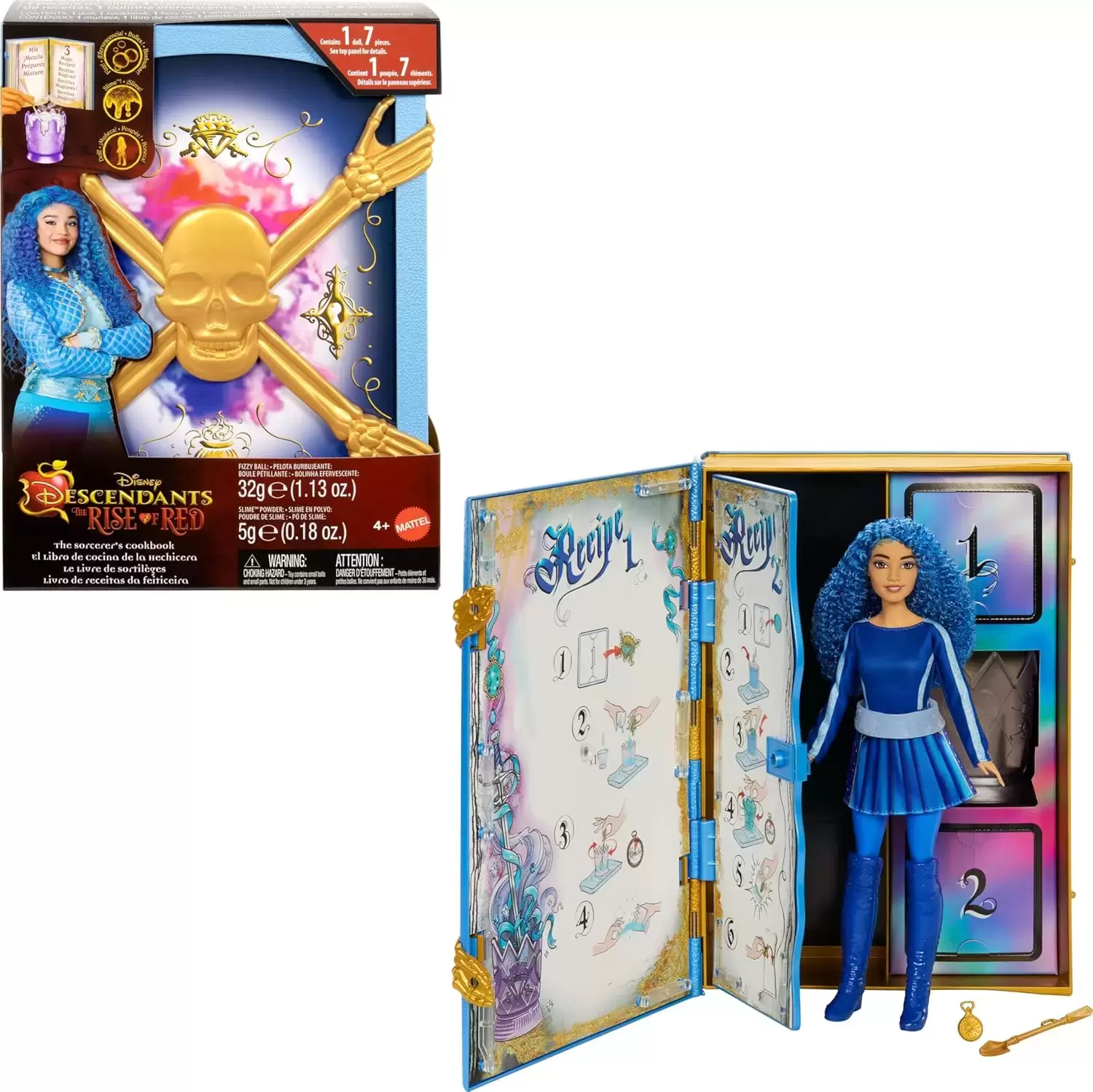 Descendants Dolls - Sorcerer’s Cookbook with Princess Chloe Charming