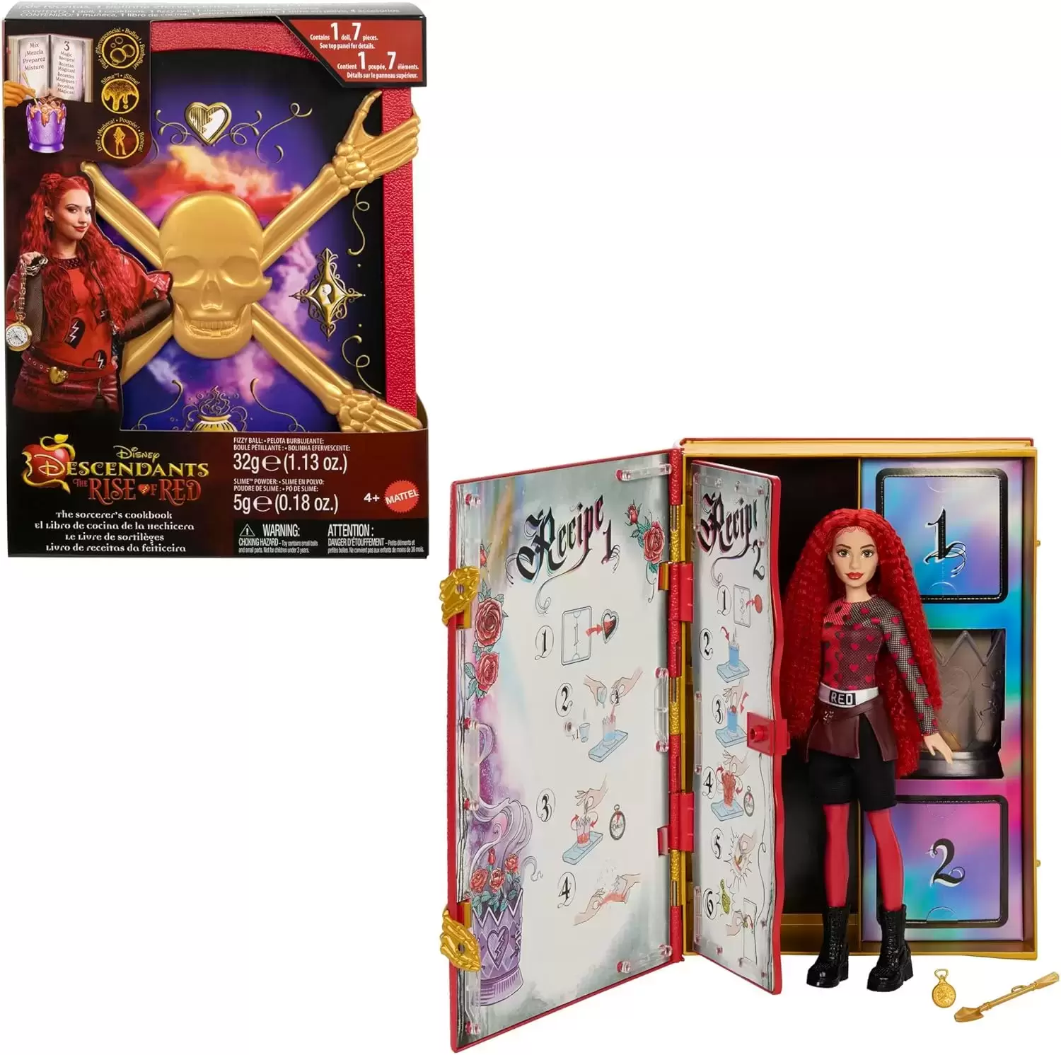 Descendants Dolls - Sorcerer’s Cookbook with Red