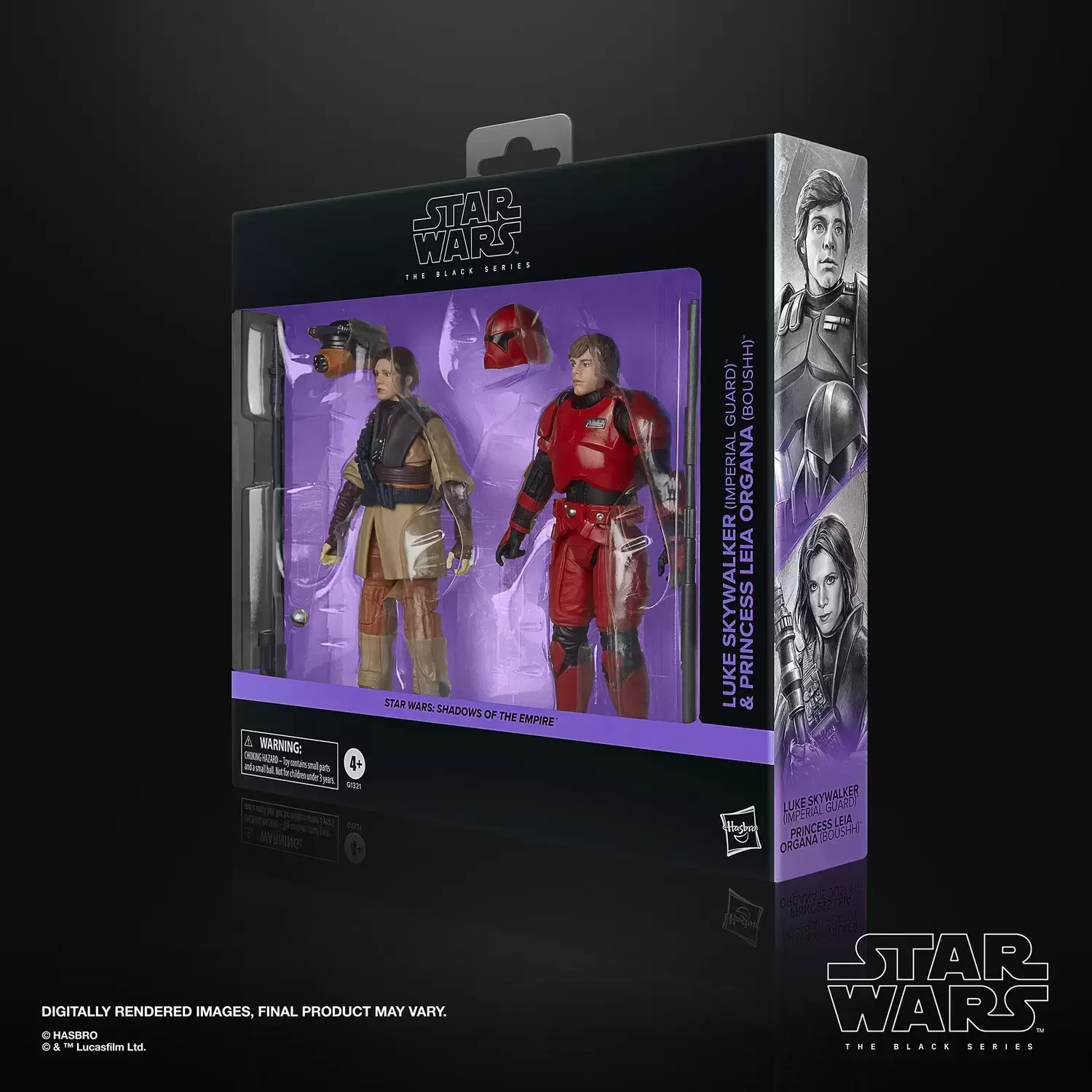 The Black Series - Colored Box - Luke Skywalker (Imperial Guard) & Princess Leia Organa (Boushh)