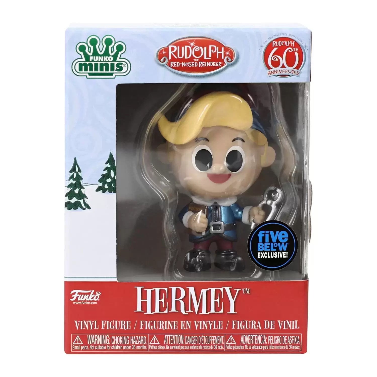 Funko Minis - Rudolph 60th Anniversary - Hermey Metallic