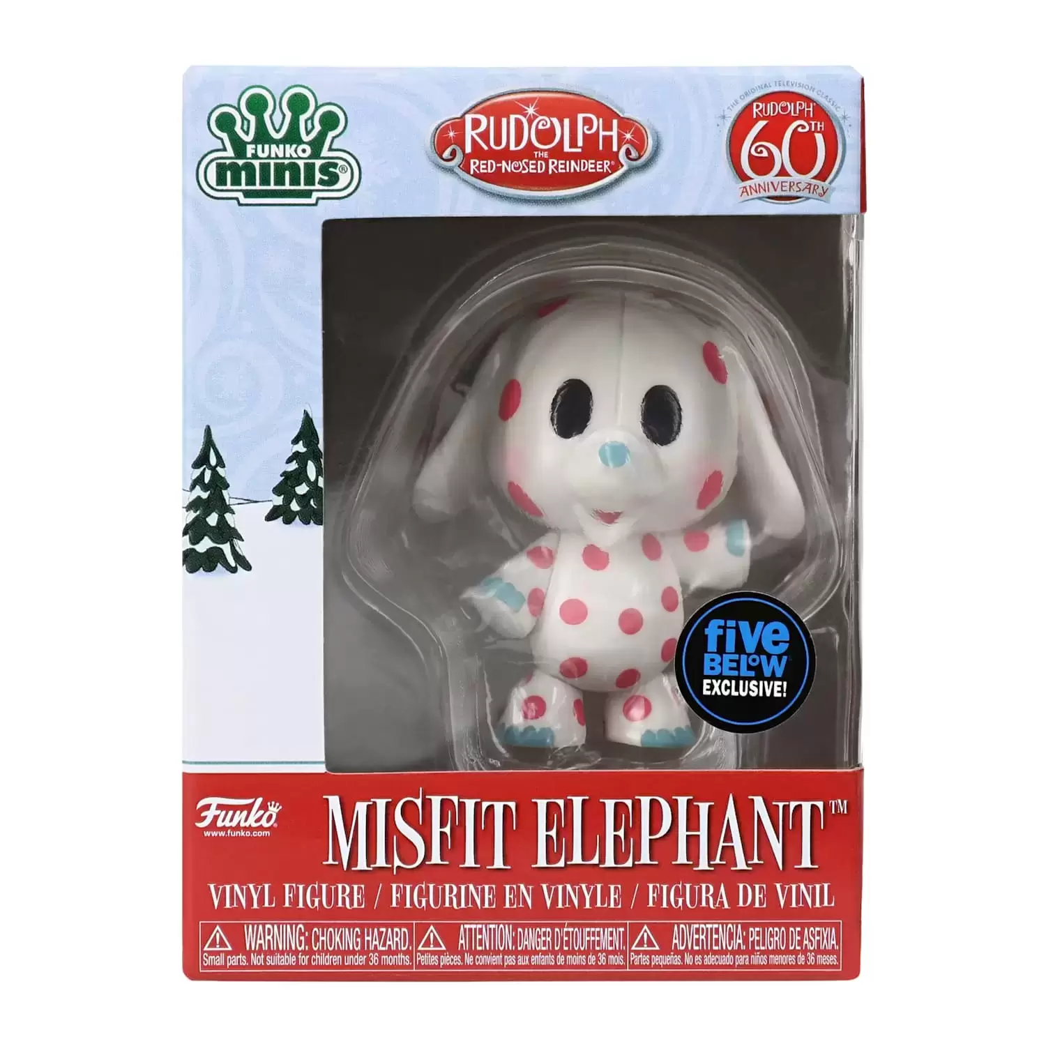 Funko Minis - Rudolph 60th Anniversary - Misfit Elephant