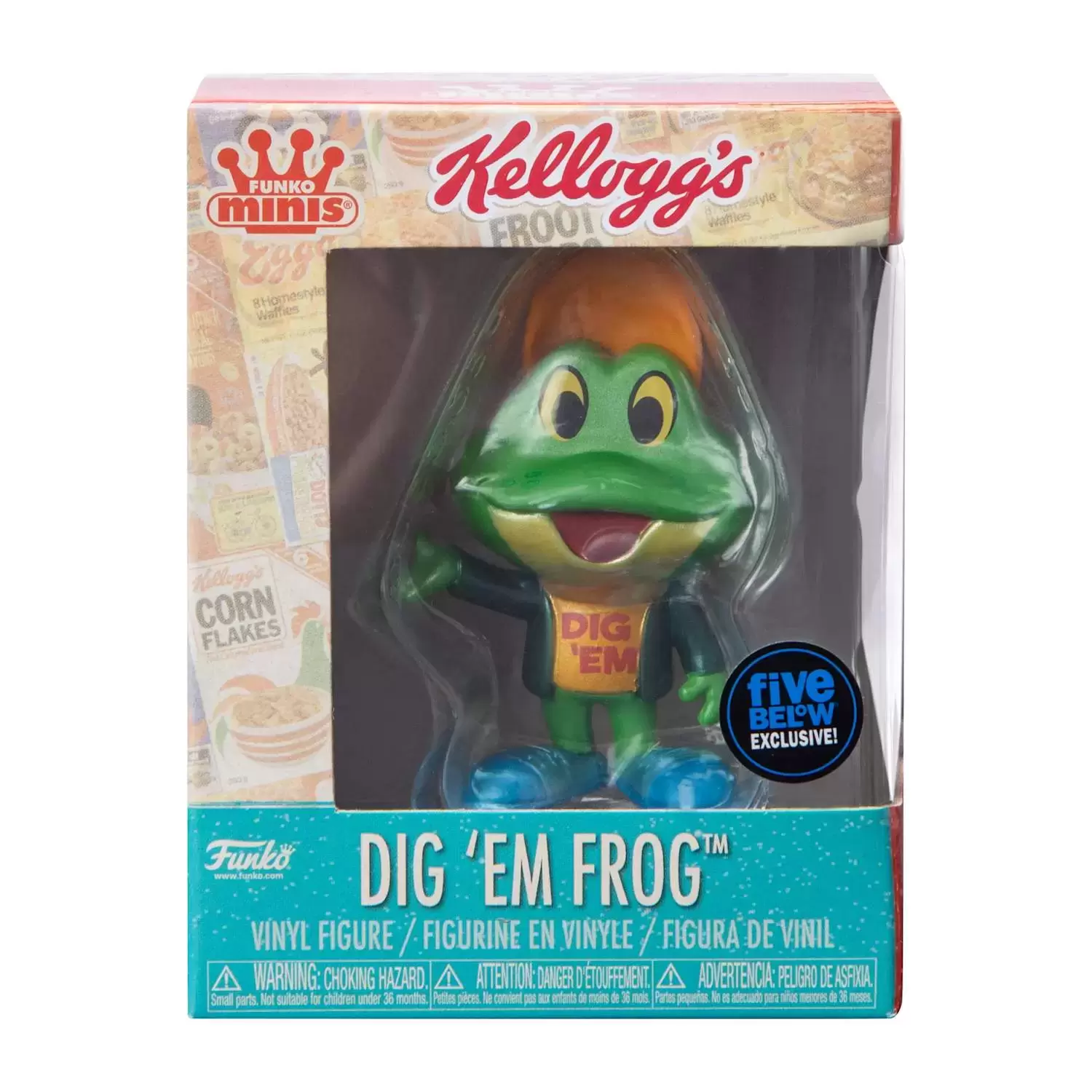 Funko Minis - Kellogg\'s - Dig\'Em Frog Metallic