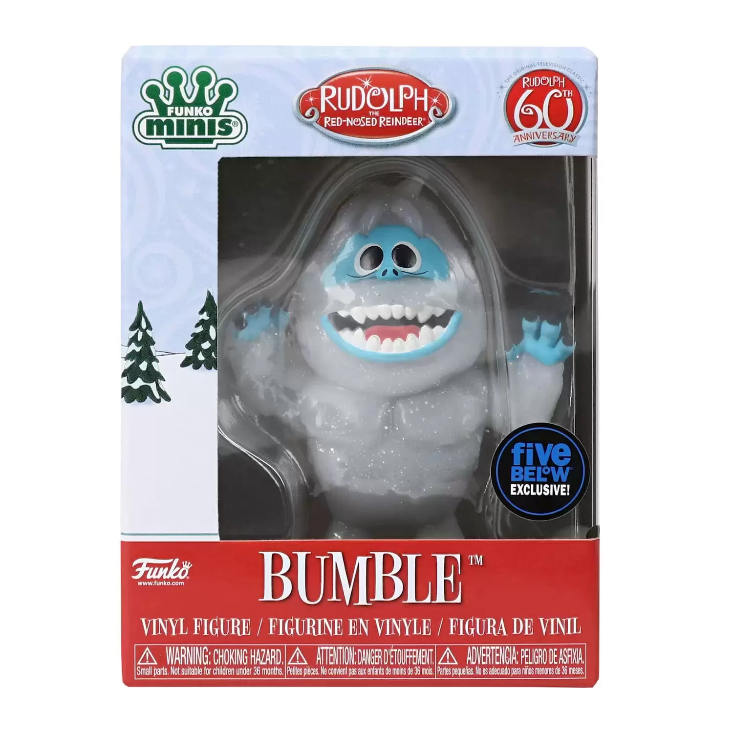 Funko Minis - Rudolph 60th Anniversary - Bumble Glitter