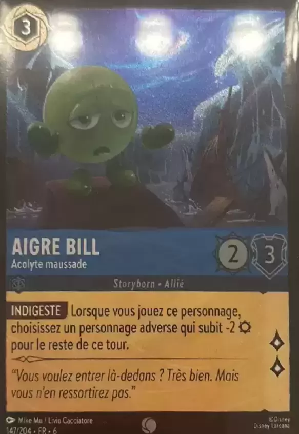 La Mer Azurite - Chapitre 6 - Aigre Bill, Acolyte maussade - Brillante