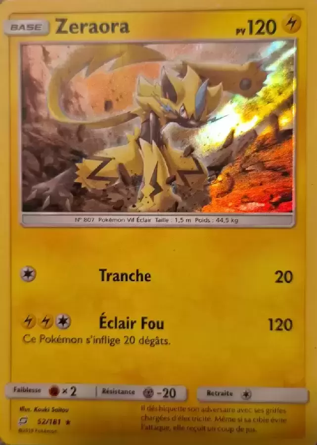 Team Up - Zeraora Holo