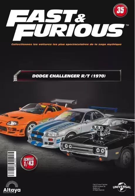 Altaya - Les voitures de Fast And Furious - La Dodge Challenger R/T + Fascicule