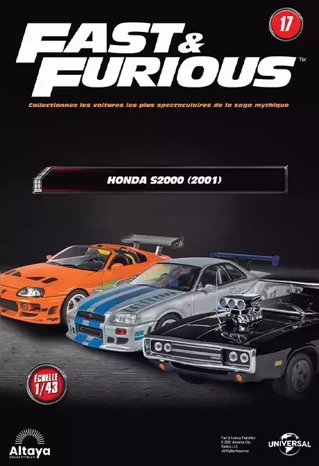 Altaya - Les voitures de Fast And Furious - La Honda S2000 (2001) + Fascicule