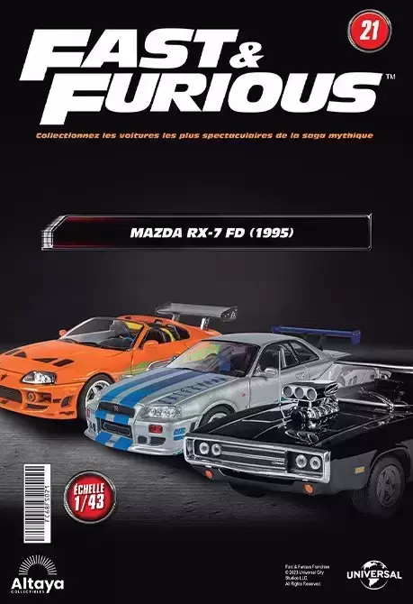Altaya - Les voitures de Fast And Furious - La Mazda RX-7 FD + Fascicule