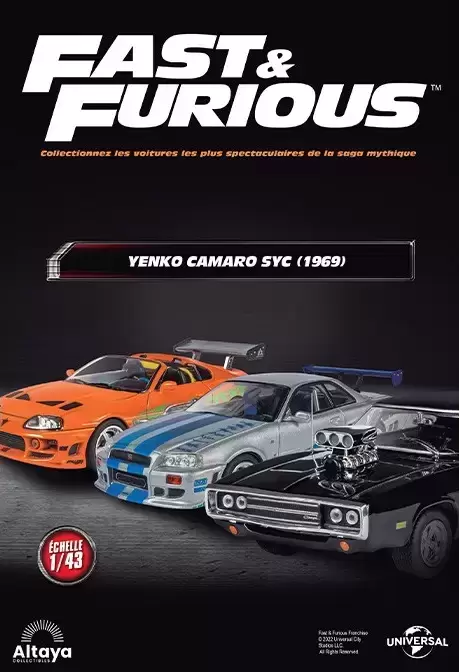 Altaya - Les voitures de Fast And Furious - La Yenko Camaro, 1969 + Fascicule