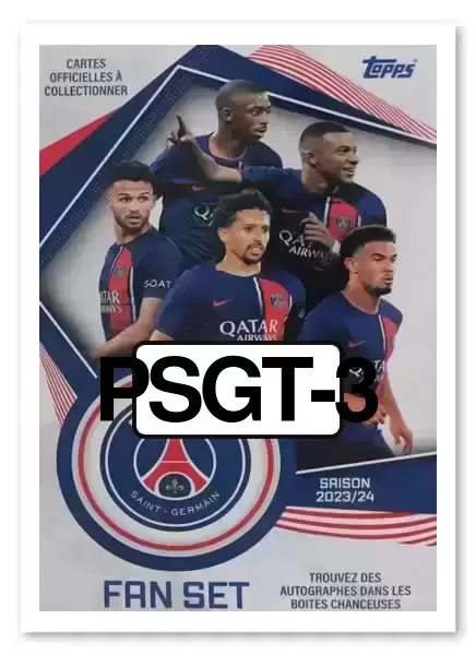 Topps - Paris Saint-Germain Fan Set 2023/2024 - Achraf Hakimi