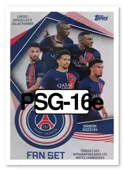 Topps - Paris Saint-Germain Fan Set 2023/2024 - Cher Ndour