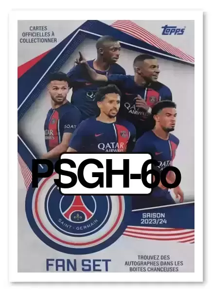 Topps - Paris Saint-Germain Fan Set 2023/2024 - Kylian Mbappé