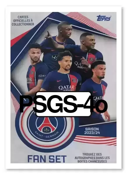 Topps - Paris Saint-Germain Fan Set 2023/2024 - Marco Asensio