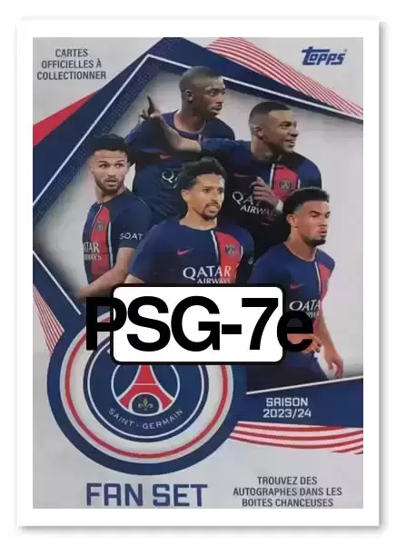 Topps - Paris Saint-Germain Fan Set 2023/2024 - Presnel Kimpembe