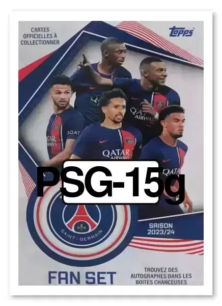 Topps - Paris Saint-Germain Fan Set 2023/2024 - Vitinha