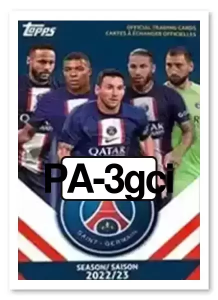 Topps Paris Saint-Germain Team Set 2022-2023 - Achraf Hakimi