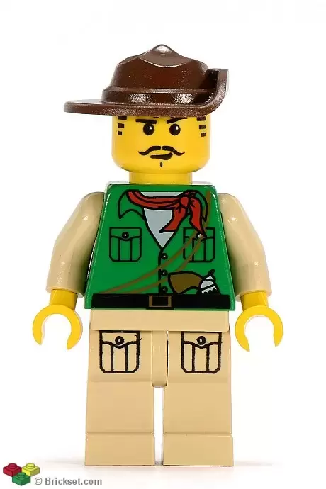 LEGO Adventurers Minifigures - Johnny Thunder (Expedition)