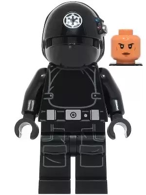 LEGO Star Wars Minifigs - Imperial Gunner - Helmet with White Imperial Logo, Nougat Head