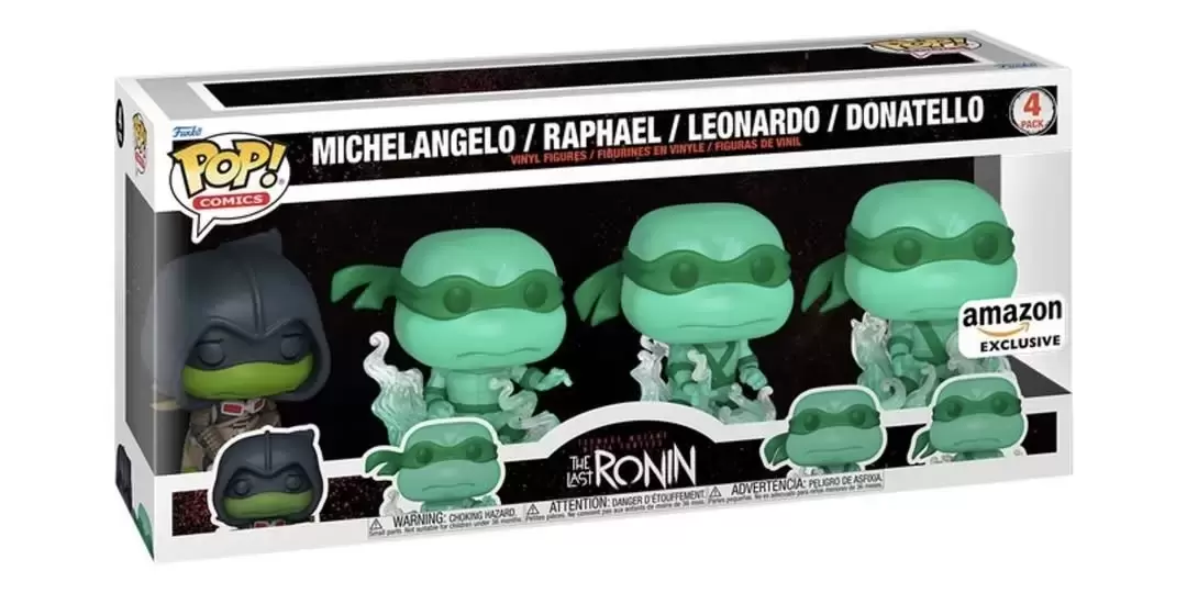 POP! Comics - The Last Ronin - Michelangelo, Raphael, Leonardo & Donatello 4 Pack