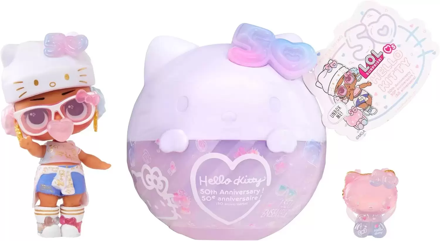 L.O.L Surprise! Hello Kitty 50th Anniversary Dolls - Crystal Cutie