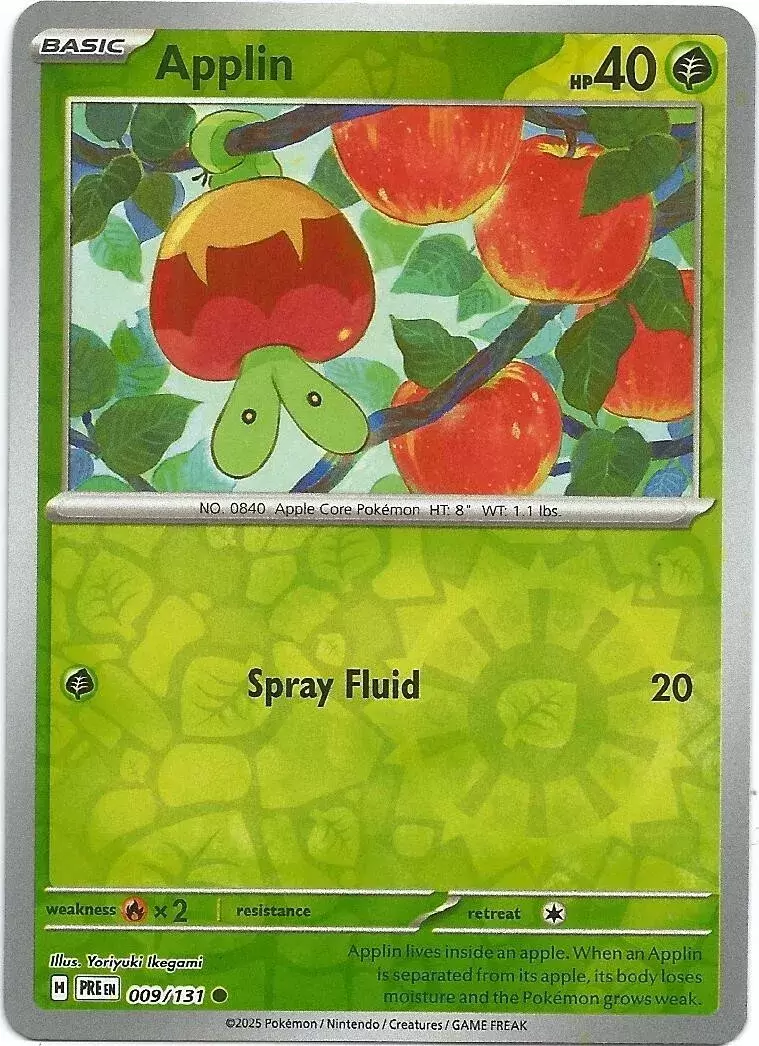 Prismatic Evolutions PREEN - Applin Reverse