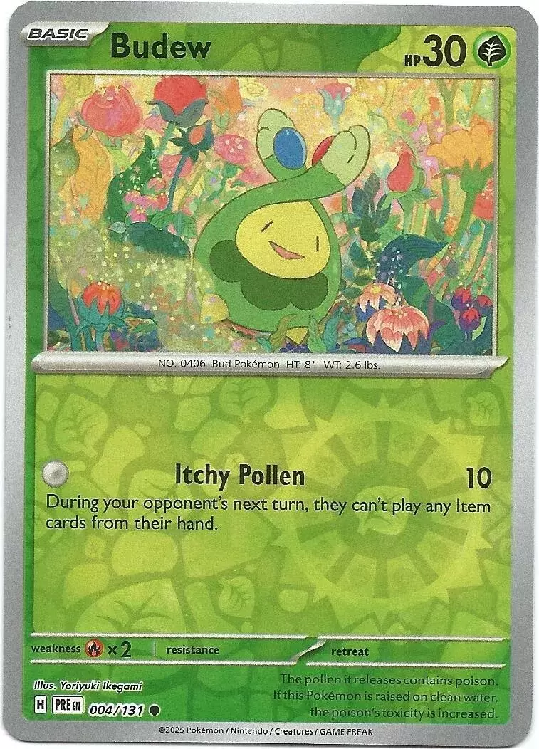 Prismatic Evolutions PREEN - Budew Reverse